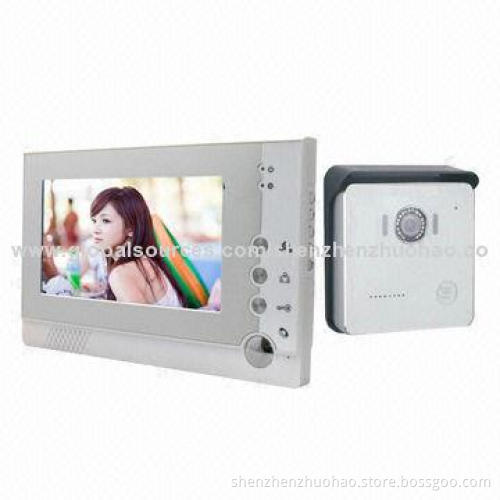 Rain-proof 7-inch Video Doorphone with Take Photo Function